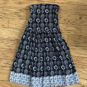 Strapless children’s dress